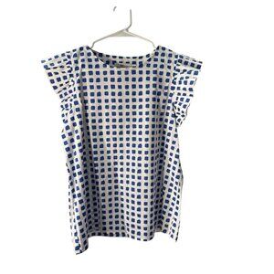 Viineyard Vines Flutter Sleeve Feminine Tank Made in Italy Size XS  Pre-Own EUC